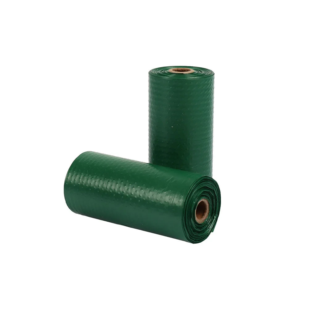 40pcs/box  Degradable  EPI Dog Poop Bag Pet Garbage Bag Holder Embossed Dog Waste Bag Dispenser